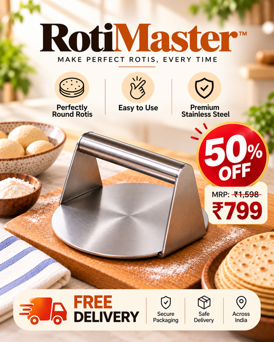 RotiMaster™-Stainless Steel Roti Dough Press